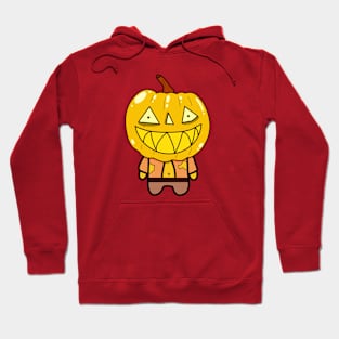 Yellow Zombie Pumpkin Man of Halloween Hoodie